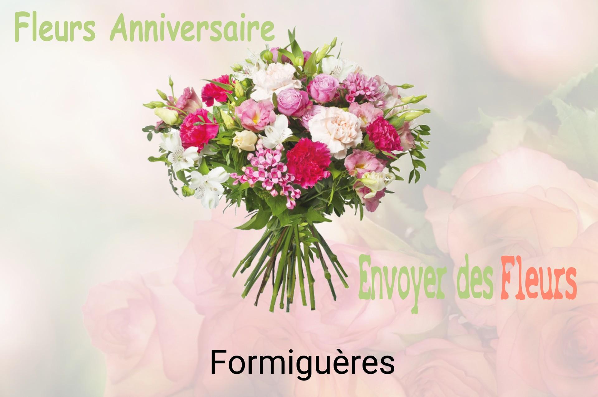 Bouquet de fleurs d’anniversaire livré à Formiguères